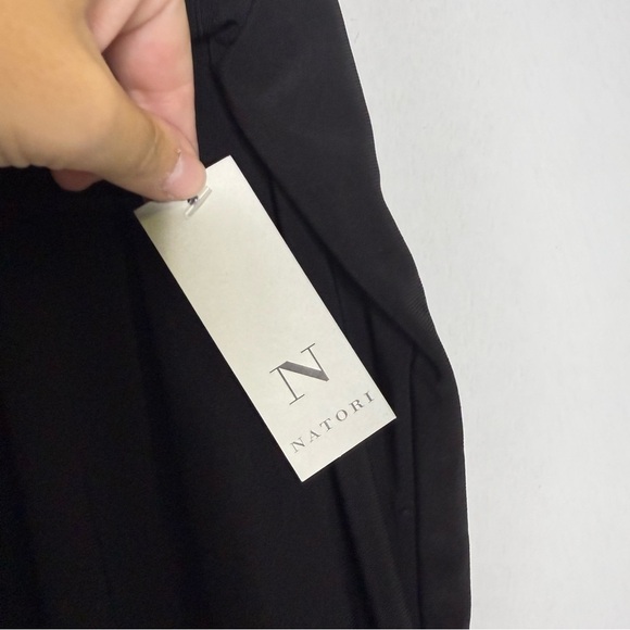 Natori Black Drawstring Waist Sleeveless Wide-Leg Jumpsuit Size 2X NWT - Picture 5 of 7